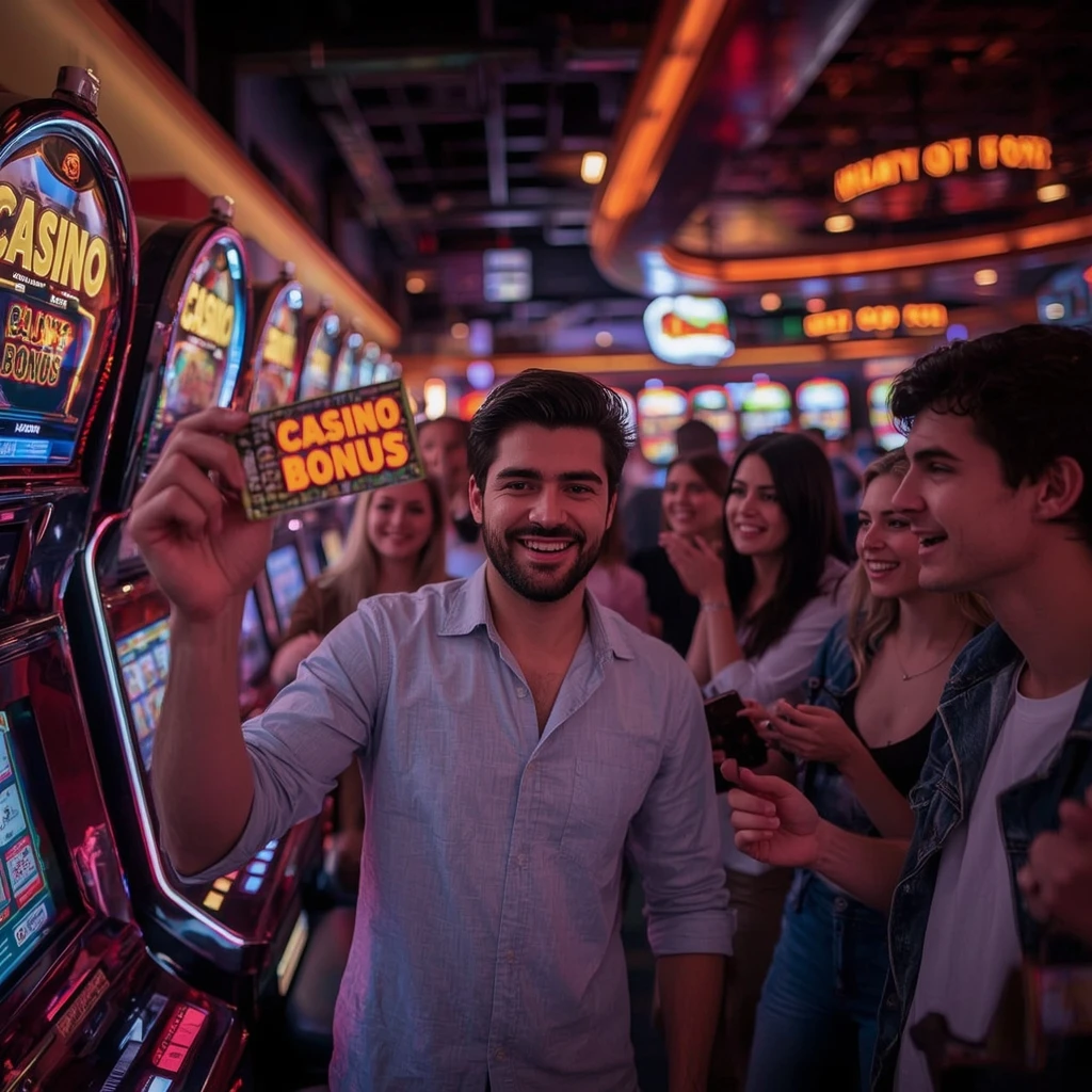 persona con un bono de casino NANO CASINO